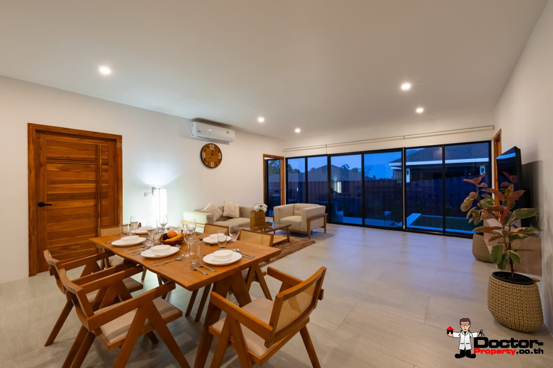 New 3 Bedroom Pool Villa in Bo Phut, Koh Samui – For Sale